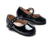 Amelia Floral Band Flats, Black - Mary Janes - 3