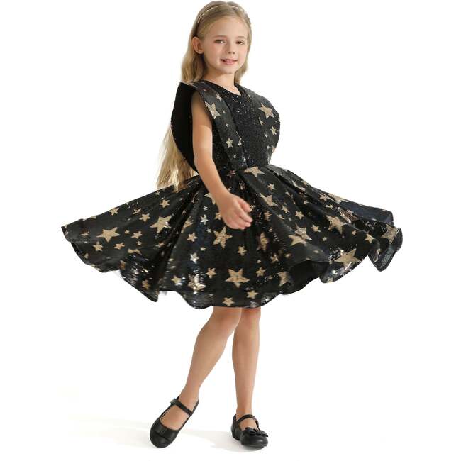 Starlit Rivior Dress, Black - Dresses - 2