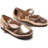Amelia Floral Band Flats, Champagne - Mary Janes - 3