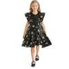 Starlit Rivior Dress, Black - Dresses - 4