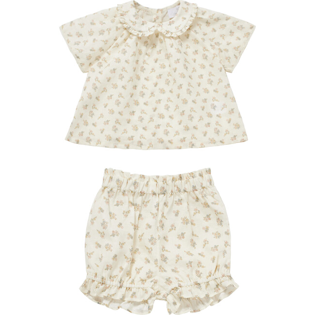 Vienna Set, Cream Flower - Mixed Apparel Set - 1