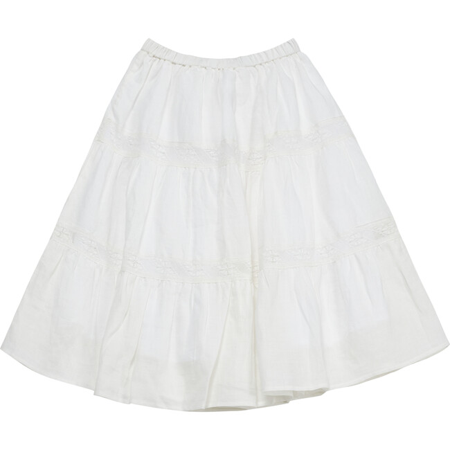 Jane Skirt, White - Skirts - 1