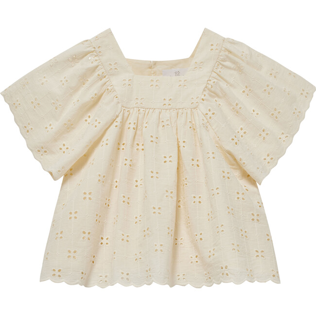 Luna Shirt, Cream - Blouses - 1