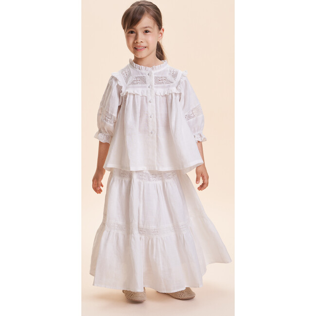 Jane Skirt, White - Skirts - 2