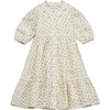 Madelaine Dress, Cream Flower - Dresses - 1 - thumbnail