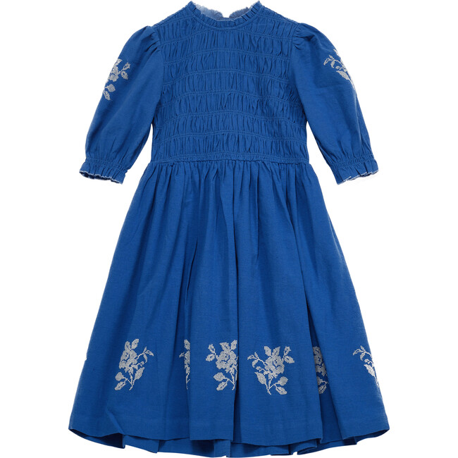 Emmanuelle Dress, Blue - Dresses - 1