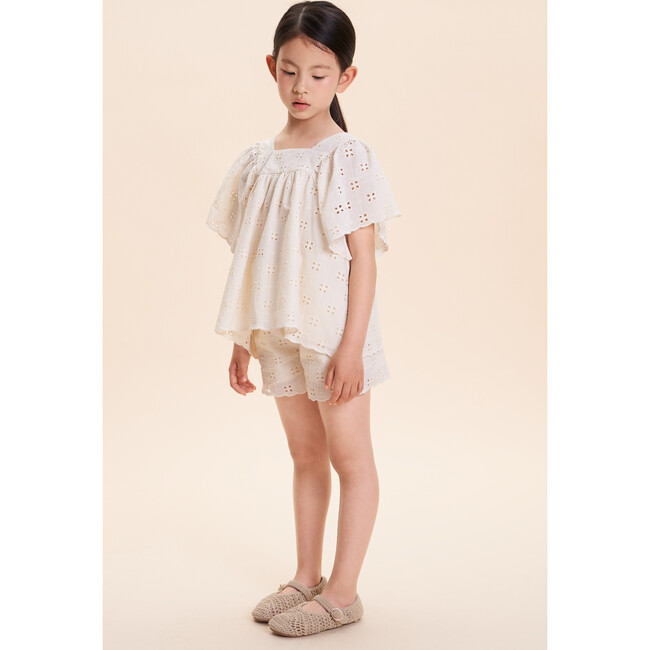 Luna Shirt, Cream - Blouses - 3