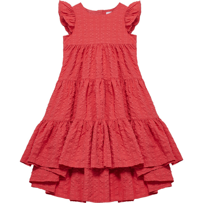 Tulip Dress, Coral - Dresses - 1