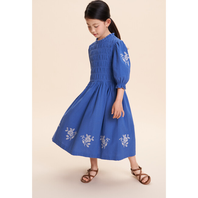 Emmanuelle Dress, Blue - Dresses - 3