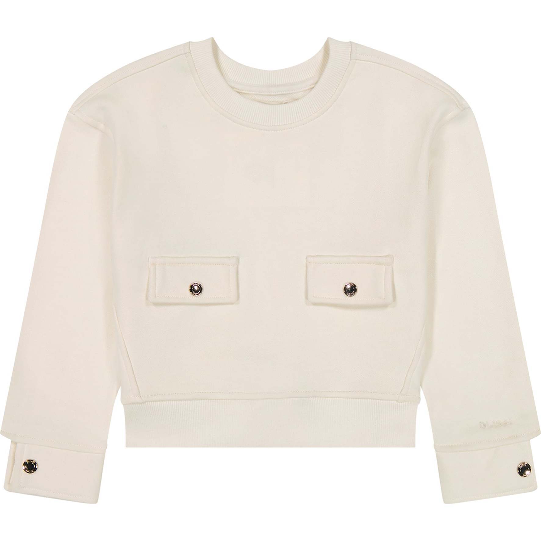 Edie Crop Shirt Girl, Manilla - Shirts - 1