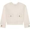 Edie Crop Shirt Girl, Manilla - Shirts - 1 - thumbnail