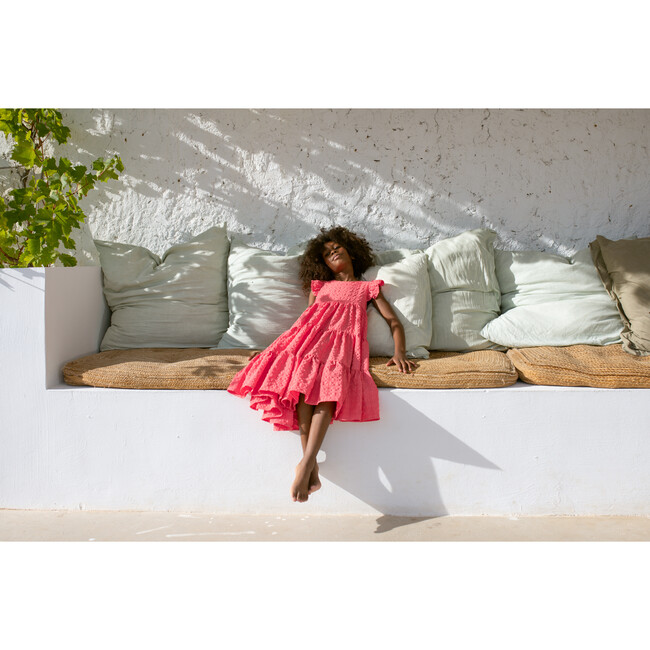 Tulip Dress, Coral - Dresses - 5