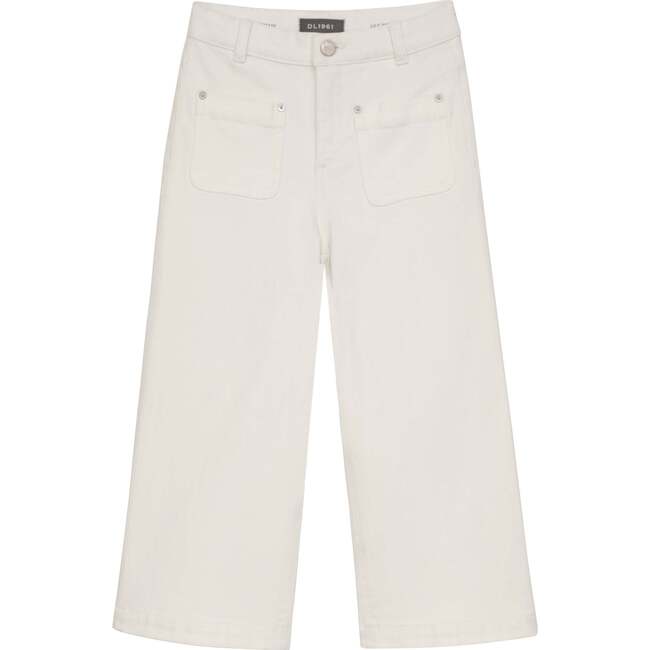 Lily Wide Leg Jeans, White Tide