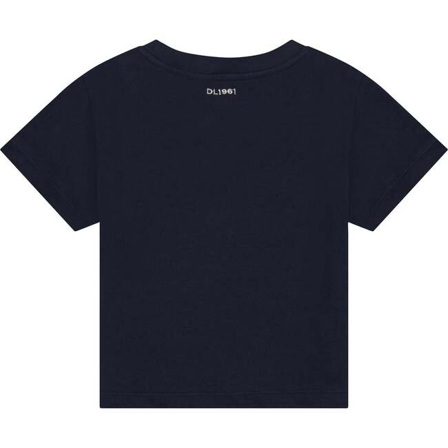 Classic Fit Crew Neck Short Sleeve T-Shirt, Marine - T-Shirts - 2