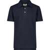 Polo Shirt Short Sleeve, Marine - Polo Shirts - 1 - thumbnail