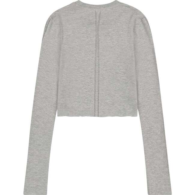Long Sleeve Tee, Heather Grey Raw - T-Shirts - 2