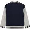 Casual Ribbed Hem Long Sleeve Snap Bomber Jacket, Depths Mixed - Jackets - 2