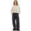 Veronica Cardigan, Cream/Black - Cardigans - 2