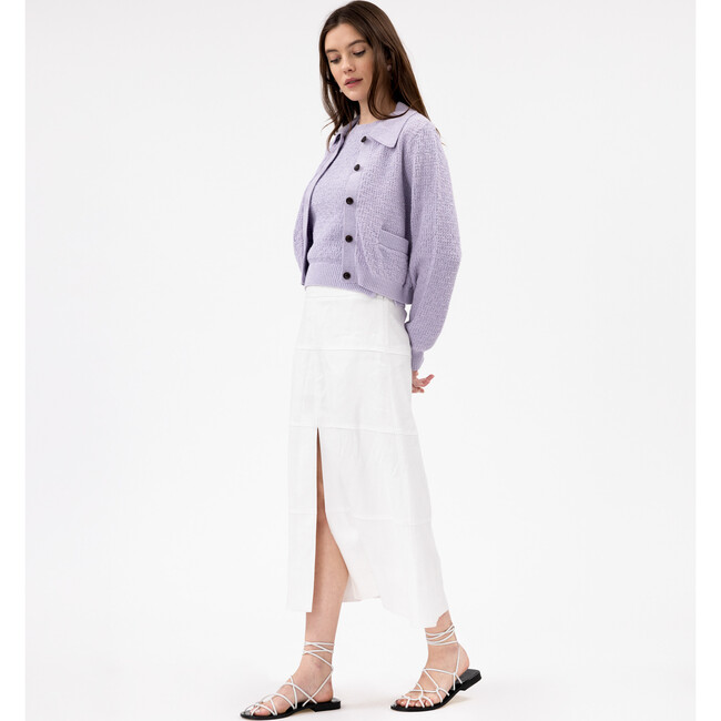 Veronica Cardigan, Lilac - Cardigans - 3