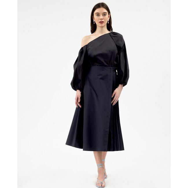 Tabitha Top, Black - Blouses - 2