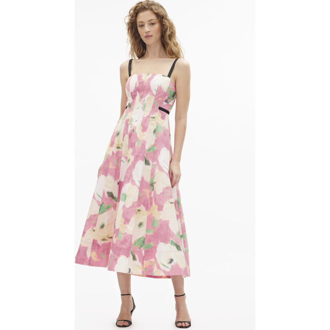 Tavia Dress, Punchy Pink Multi - Dresses - 2