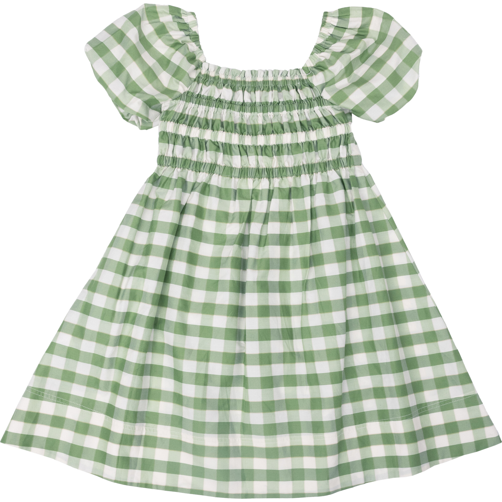 Mini Katie Dress, Meadow Green - Dresses - 1