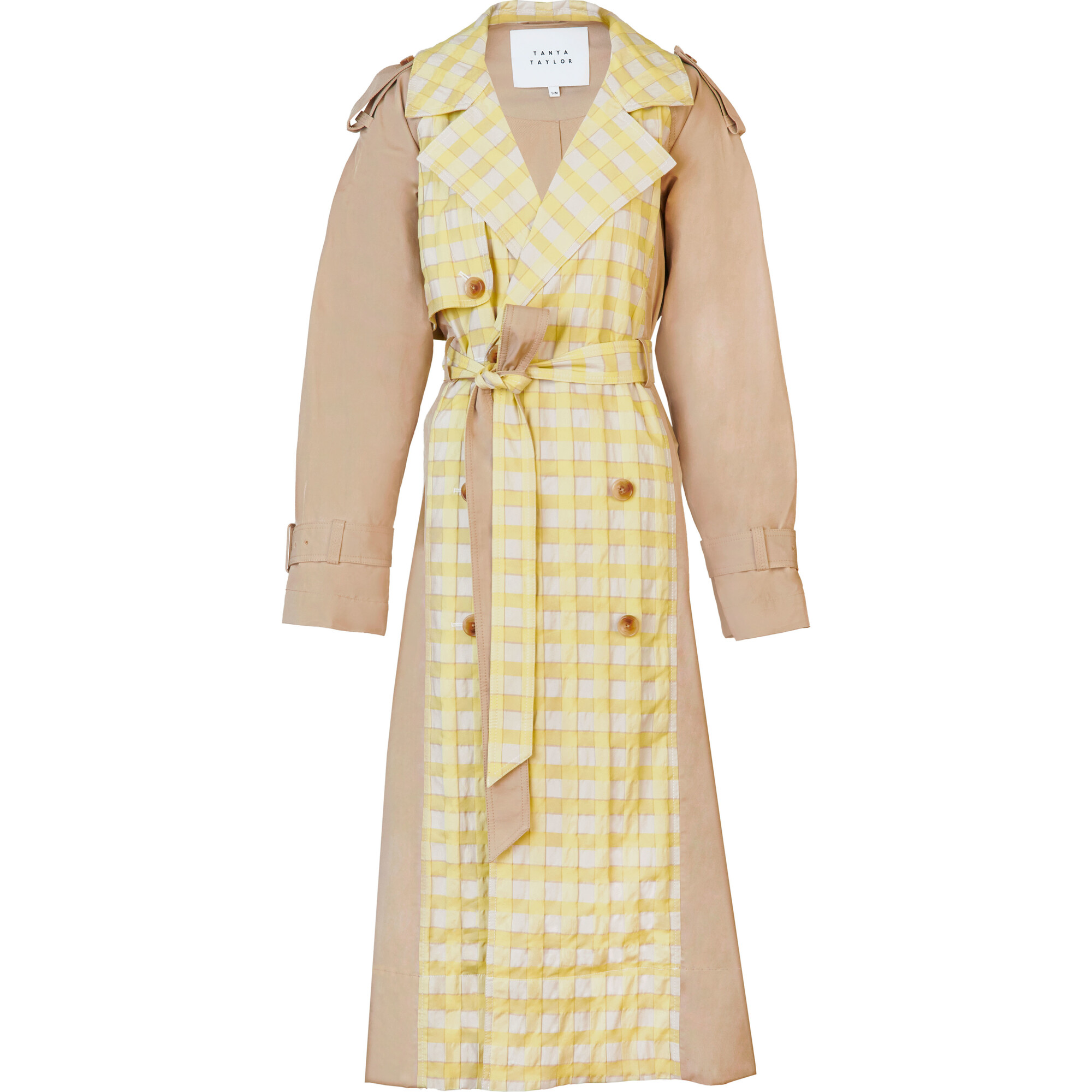 Sawyer Coat, Dark Khaki/Lemon Multi - Coats - 1