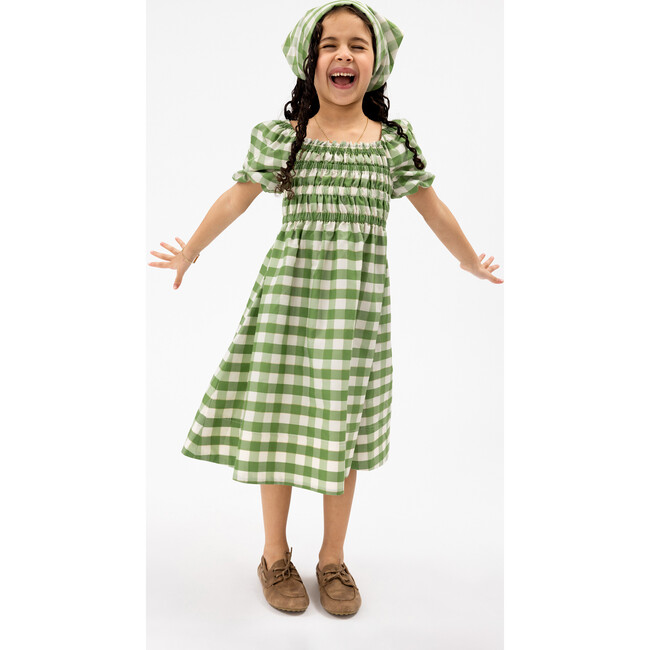 Mini Katie Dress, Meadow Green - Dresses - 2