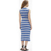 Sleeveless Striped Cody Dress, French Blue/Cream - Dresses - 5