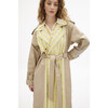 Sawyer Coat, Dark Khaki/Lemon Multi - Coats - 5