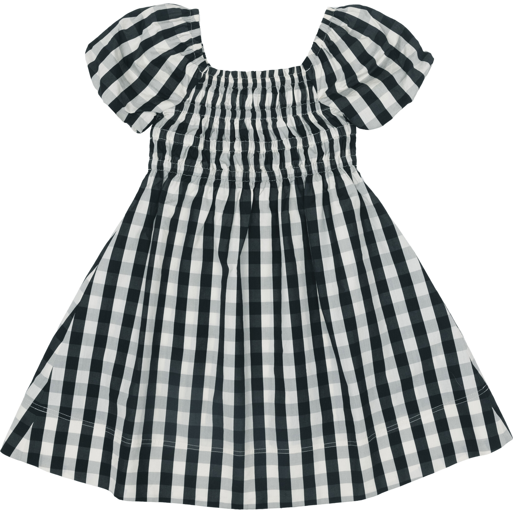 Mini Katie Dress, Black/Ivory - Dresses - 1
