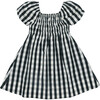Mini Katie Dress, Black/Ivory - Dresses - 1 - thumbnail