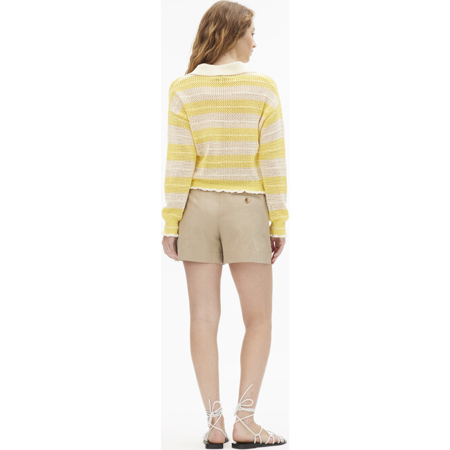 Quinn Sweater, Lemon/Ivory Multi - Sweaters - 4