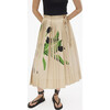 Shayla Skirt, Light Khaki Multi - Skirts - 5