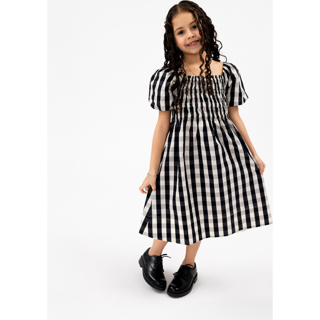 Mini Katie Dress, Black/Ivory