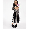 Mini Katie Dress, Black/Ivory - Dresses - 3