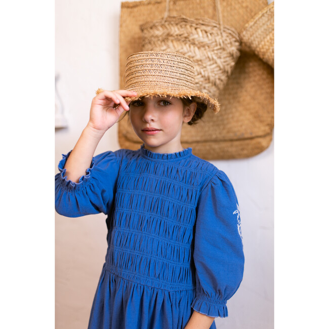 Emmanuelle Dress, Blue - Dresses - 6