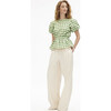 Chelsey Top, Meadow Green Multi - Blouses - 3