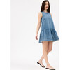 Cynthia Dress, Light Indigo Blue - Dresses - 3