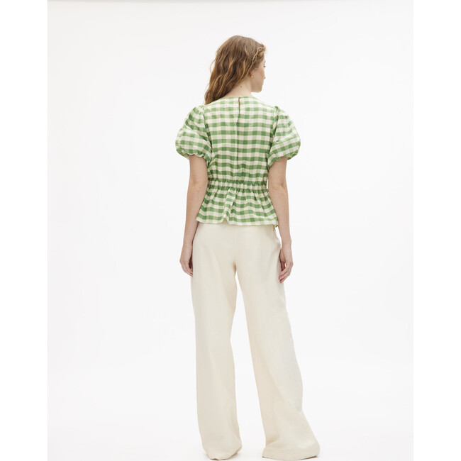 Chelsey Top, Meadow Green Multi - Blouses - 4