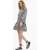 Britney Dress, Black/Ivory Multi - Dresses - 4