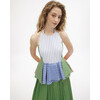 Celeste Top, White Multi Mix - Blouses - 5