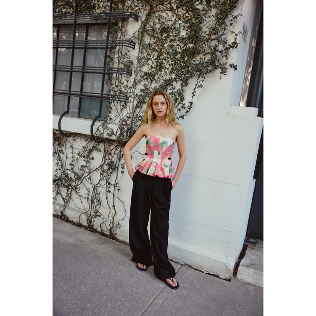 Farah Top, Punchy Pink Multi - Blouses - 6