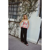 Farah Top, Punchy Pink Multi - Blouses - 6