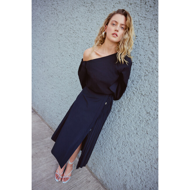 Tabitha Top, Black - Blouses - 8