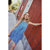 Cynthia Dress, Light Indigo Blue - Dresses - 8