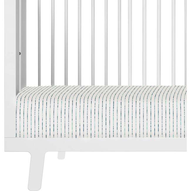 Organic Crib Sheet, Pebble - Crib Sheets - 1