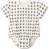 Organic Short Sleeve Bubble Romper, Mod Dots - Rompers - 1 - thumbnail
