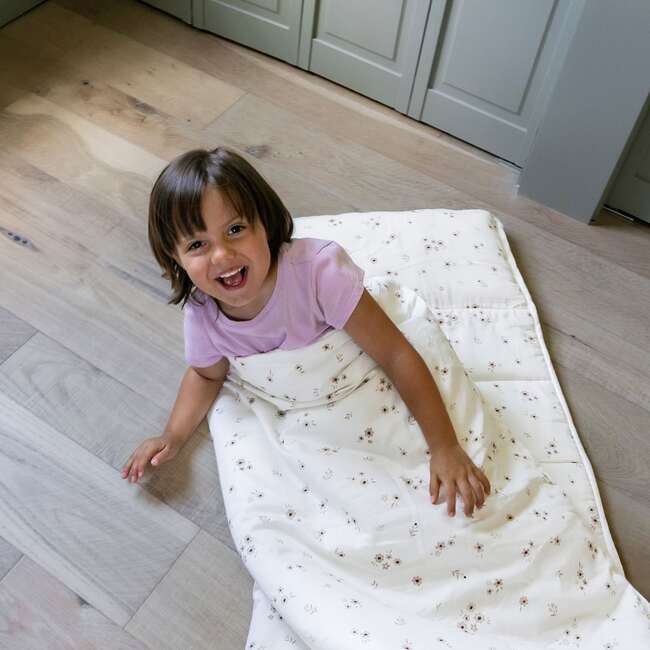 Organic Cozy Comfort Nap Mat, Bloom - Nap Mats - 4