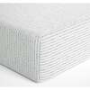 Organic Crib Sheet, Pebble - Crib Sheets - 3